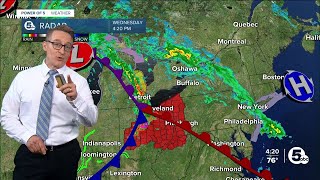 Tornado Watch, Severe Thunderstorm Warning issued for multiple counties