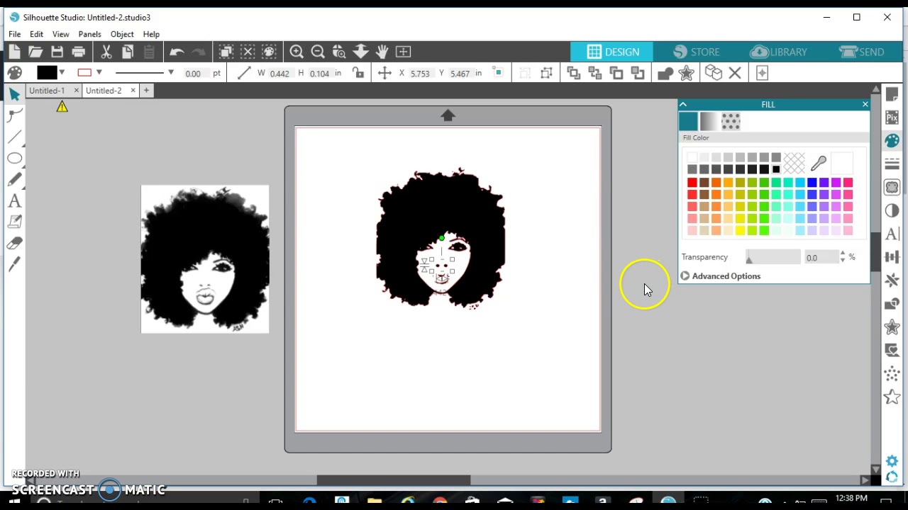 How to trace an image in Silhouette Cameo 4.1 Basic Edition YouTube