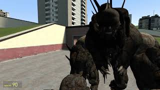 Gmod mech puppet rig. PAC3 / BFW_V5 E2 mech animation test footage.
