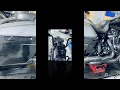 Keramikversiegelung Bei einer Harley Davidson Road King.