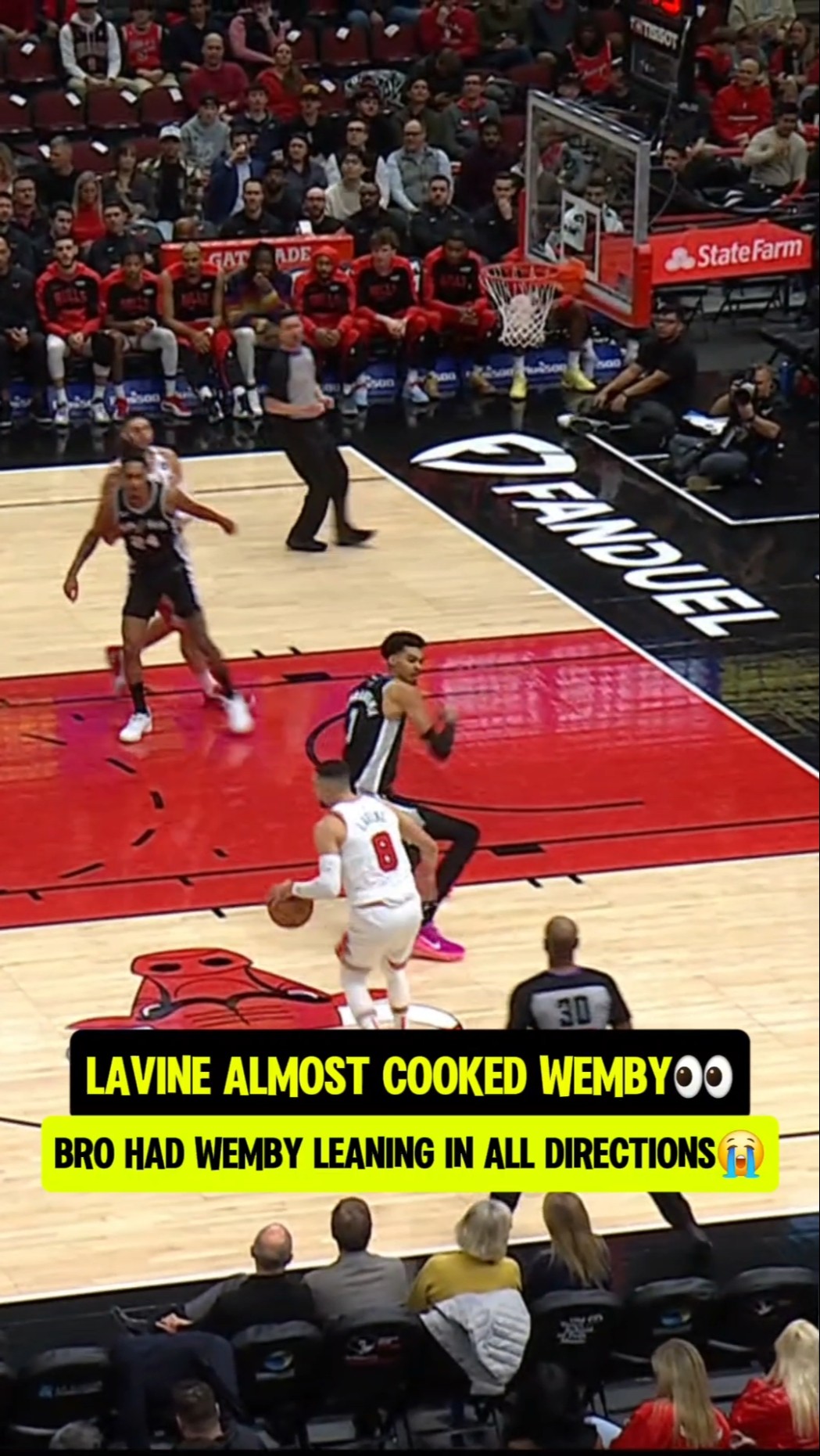 Lavine had Wemby looking LOST?