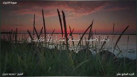 ما تيسر من سورة الأنبياء للشيخ محمد جبريل