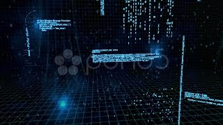 3D Animation About Network Data Flow. Stock Footage