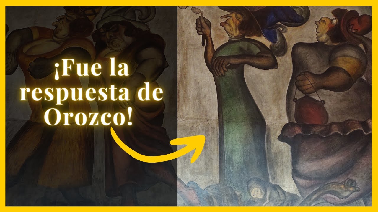 🟡Murales de JOSÉ CLEMENTE OROZCO en San Ildefonso | Muralismo mexicano historia