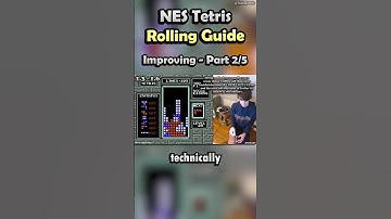 What are good milestones in NES Tetris? #tetris #rolling #gaming #retrogaming