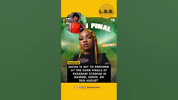 Zuchu Is Set To Perform During The Chan Finals On 30th August At Kasarani Stadium Nairobi Kenya 