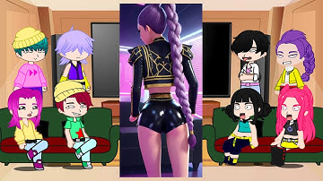 K-Pop Demon Hunters React To Themeselves / Memes / TikToks / Saja Boys / Huntrix / Gacha React
