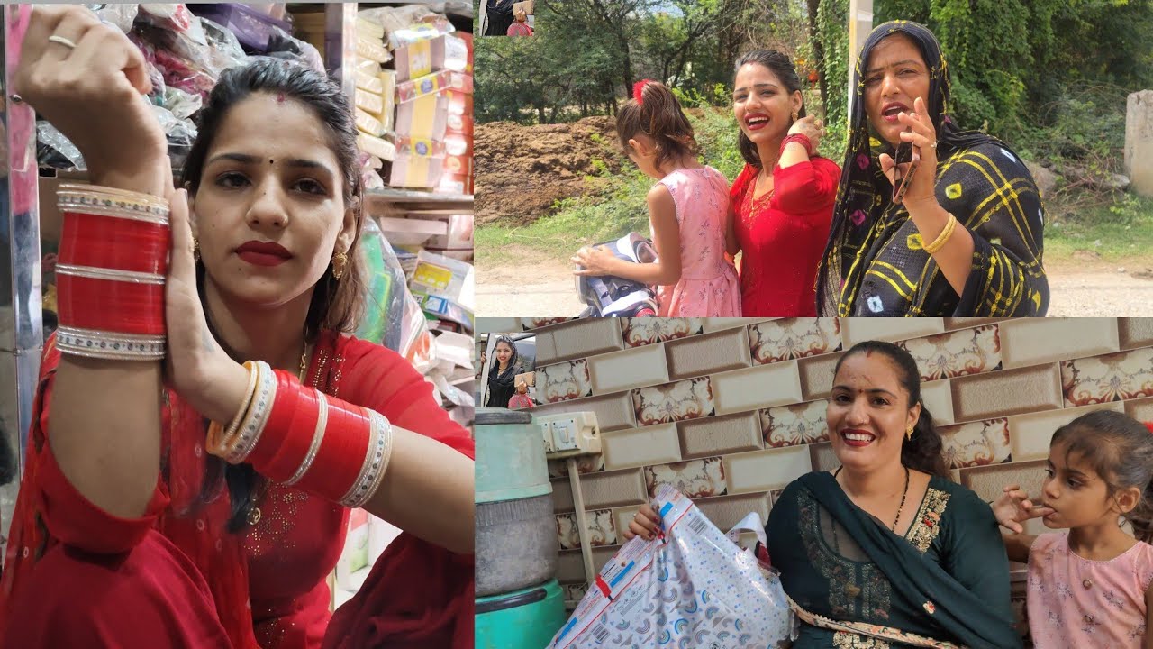 पीहर में मेरी शॉपिंग ऐसी रही 🥰 और दीपक के बिना कुछ ना कुछ हो ही है मेरे साथ 😓😫😥