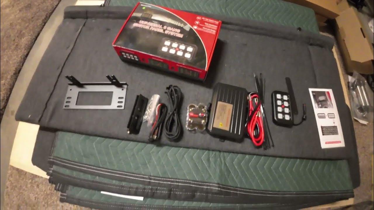 How to Install 8 Gang Switch Panel - YouTube