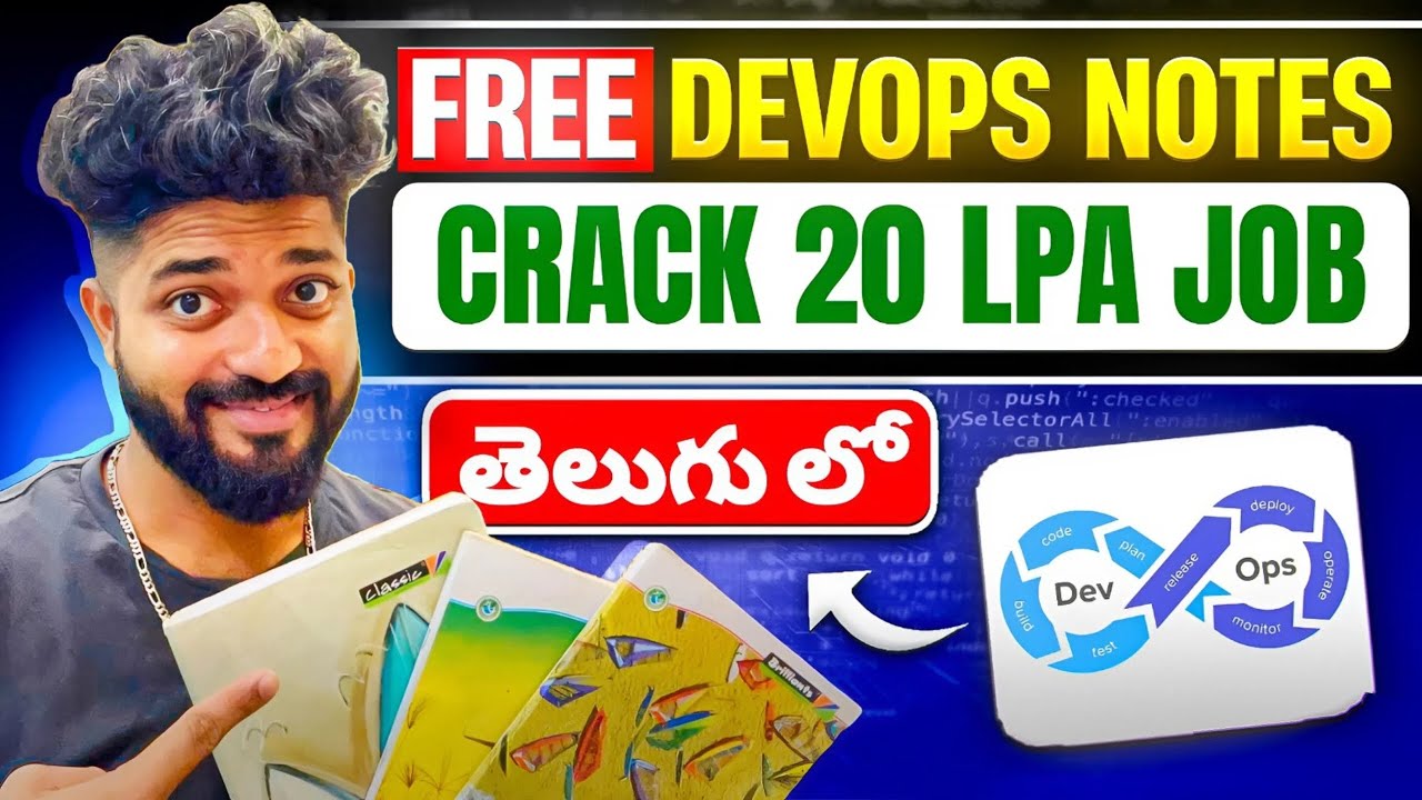Get Free DevOps Notes that helped me to crack 15+ LPA job|DevOps Real time scenarios|Download Now
