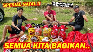 Bagi-bagi topeng gratis !! BANYAK YANG KAGET DAPET INI.. [ Spesial Natal ]