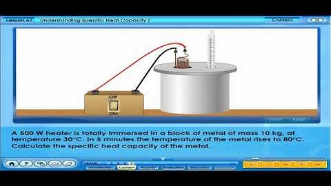 Understanding Specific Heat Capacity I (F4 C4 L67 V02)