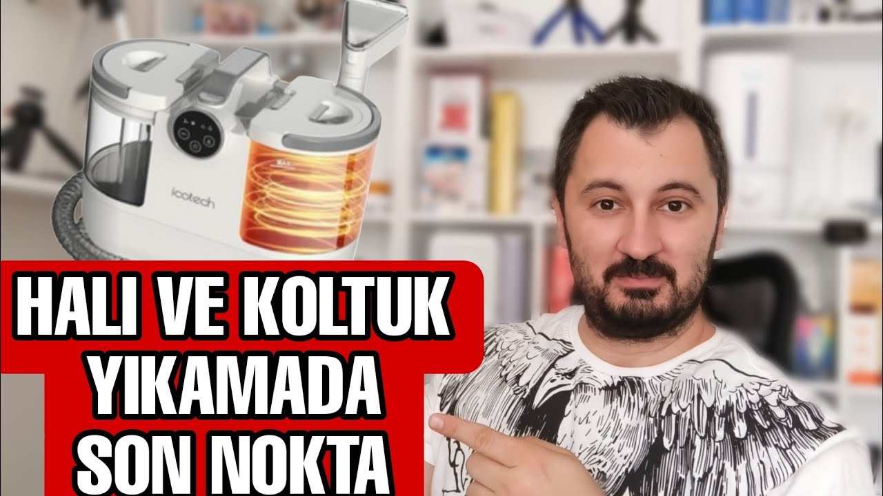 Kiwi Halı Yıkama Makinesinden Daha İyi! icotech SC50 Max Halı ve Koltuk Yıkama Makinesi