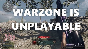 Call of Duty Warzone Is Unplayable