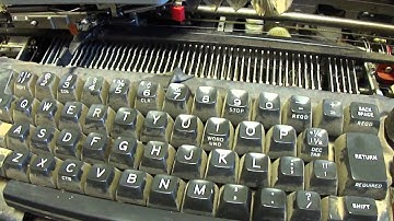 1982 IBM Memory 100 Typewriter repair