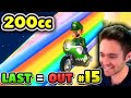 Mario Kart Wii 200cc KO - You're LAST, You LOSE! #15