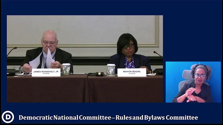 DNC Rules and Bylaws Committee- October 27, 2025