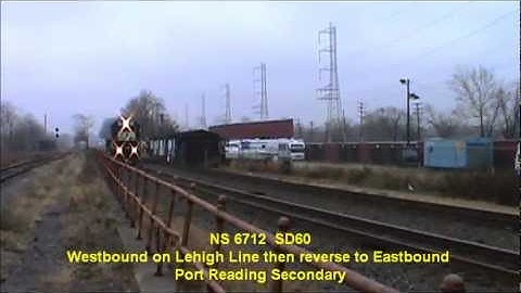 Bound Brook, NJ (CSAO/NS Lehigh Line/NJ Transit Raritan Valley Line) - December 8, 2012