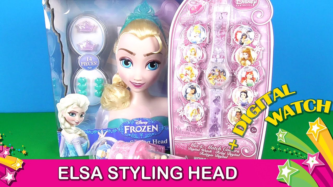 Disney Frozen Elsa Styling Head and Disney Princess 