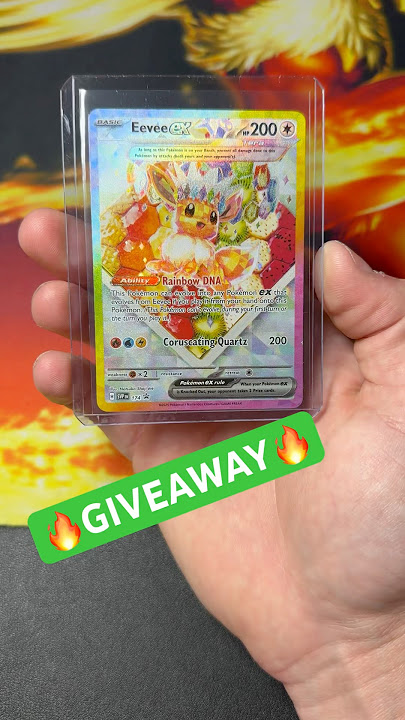 This Eevee Pokemon Card has INSANE AURA🔥 #pokemoncards #shorts #pokemon