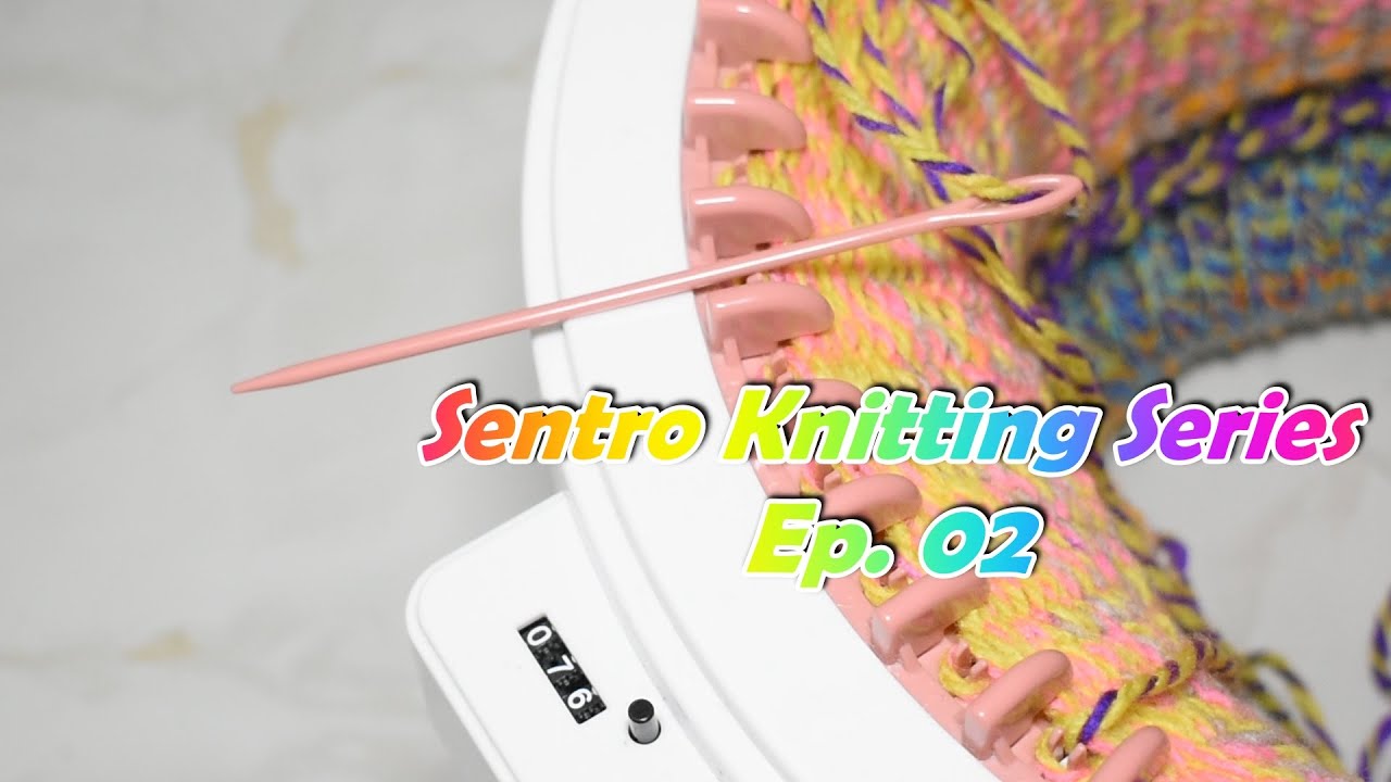 Casting Off On the Sentro Knitting Machine YouTube