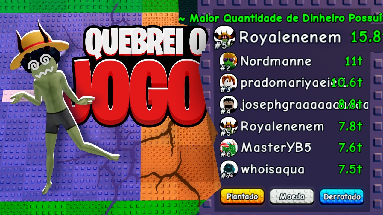 Eu quebrei o Plants vs Brainrot…