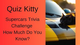Ultimate Supercars Quiz - Test Your Car Knowledge! #quizkitty #quiz #trivia #quizcommunity screenshot 5