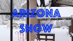 Snow in Phoenix, Arizona December, 31st, 2018 