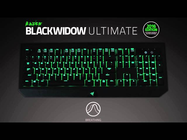 tilfredshed shabby Postnummer Razer Blackwidow Ultimate 2016 | Lighting Effects - YouTube