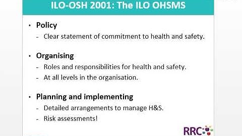Part 1 Element 2 NEBOSH IG1 New Pattern || PDCA Cycle | Health and Safety Policy