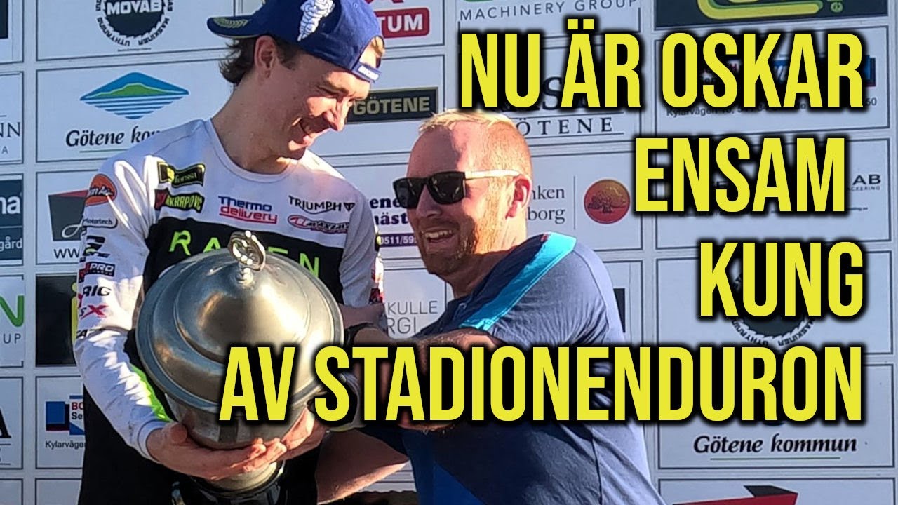 GÖTENE MK: Oskar vann sin sjätte seger i Stadionenduron. 2025