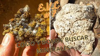 Como y donde buscar minerales  Consejos para buscar minerales