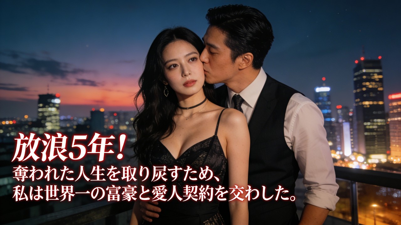放浪5年！奪われた人生を取り戻すため、私は世界一の富豪と愛人契約を交わした。