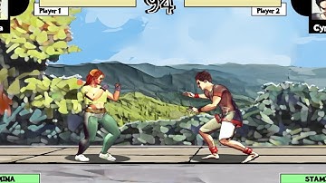 Creating a Python-based 2D Fighter (Time-lapse montage)