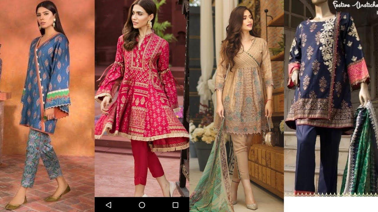 Outstanding Collection Of  Stylish Kurties &Frock style Shirts/Different  Designing Ideas Of  Kurtie