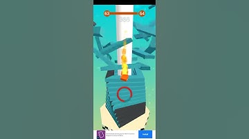 Stack Ball level 63 Gameplay walkthrough (iOS,Android)
