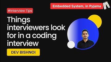 What interviewers look for in an interview #shorts #coding #embeddedsystems #inpyjama