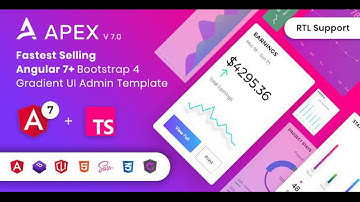 Apex – Angular 7+ & Bootstrap 4 HTML Admin Template Cracked