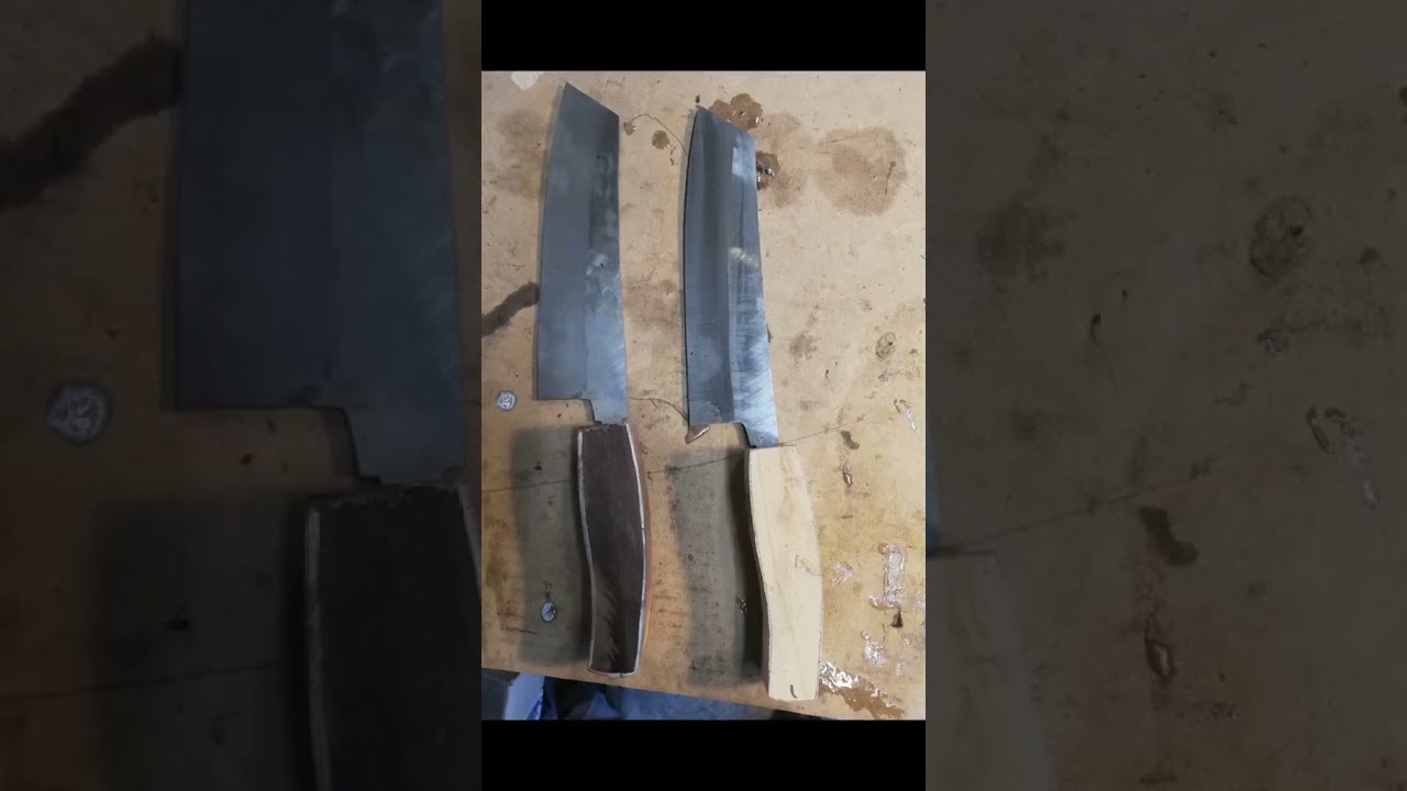 2 Partner Kochmesser Aus Wolfram Damast Damastmesser Shorts Shortvideo