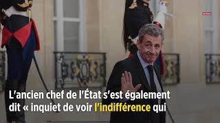 Sarkozy fustige ceux qui essaient d'allumer « partout des feux de haine »