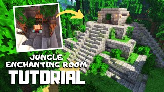 Minecraft: How to Build a Jungle Temple Enchanting Room | Minecraft Tutorial