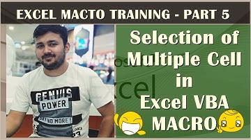 Selection of multiple cell in Excel VBA part 5