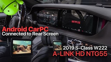 Android CarPC for High Resolution 2019Mercedes S-Class W222 by 인디웍 indiwork