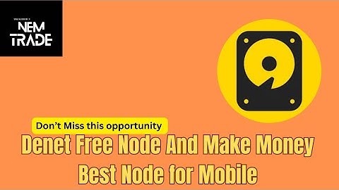 Denet Depin Free Node Mining And Make Passive Income
