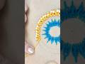 trending circle embroidery design #stitch #highlight #embroidery #reels #training #pearl