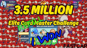 Animation Throwdown - 3.5 Million Elite Card Master Challenge - I WON!!!