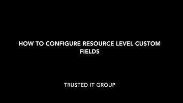How to Configure Resource Level Custom Fields - Microsoft Project Online Configuration Wizard Step 7