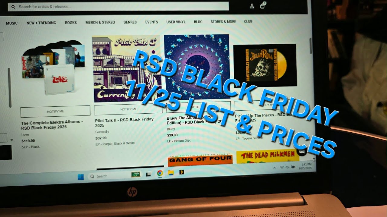 ЧЕРНАЯ ПЯТНИЦА 28.11.25: СПИСОК АЛЬБОМОВ И ЦЕНЫ