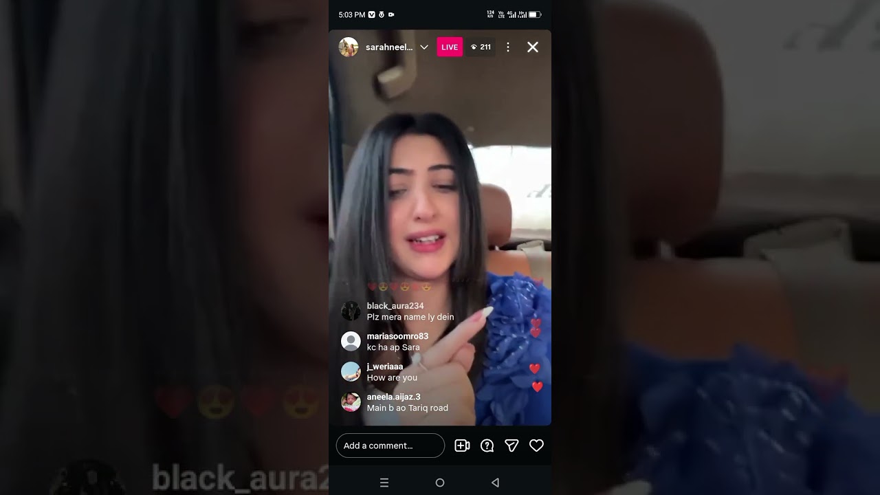 Sarah Neelam Instagram live| First project 🎬  after with actor Usama Khan 