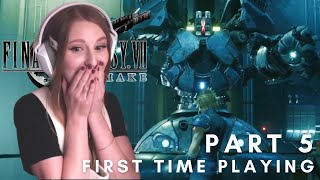 Playing Final Fantasy VII Remake for the first time | AIRBUSTER FIGHT | Part 5
